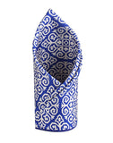 Chokore Blue & White Pocket Square - Indian at Heart line
