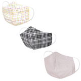Unisex Pack Of 3 Reusable Silk and cotton Outdoor Mask for adults and children