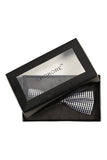 Chokore Men's Black & White check Bowtie