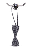 Chokore Men's Black & White check Bowtie