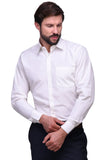 Chokore Executive Collection Cotton White Formal Shirt