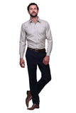 Chokore Executive Collection Cotton Light grey Formal Shirt