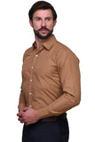 Chokore Executive Collection Cotton Rust Formal Shirt