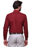 Chokore Executive Collection Cotton Red Formal Shirt