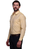 Chokore Executive Collection Cotton Yellow Formal Shirt