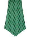 Chokore Men's Light Sea green with black dot Silk Designer Cravat