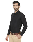 Chokore Men's Black Cotton Semi-formal Shirt
