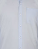 Chokore Men's Light Blue Cotton Semi-formal Shirt