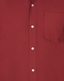 Chokore Men's Red Cotton Semi-formal Shirt