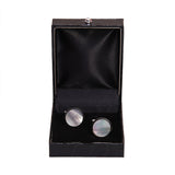 Chokore Silver color Round shape Cufflinks