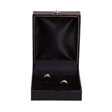 Chokore Black enamel stone Cufflinks For Men