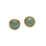 Chokore Mens Green agate stone Cufflinks