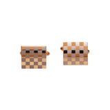 Chokore Square Shape Golden color Cufflinks For Men
