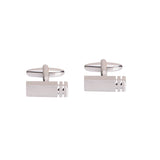 Chokore Silver color Cufflinks for men