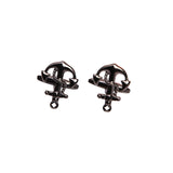 Chokore Silver Anchor shape Cufflinks For Men