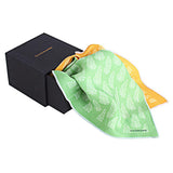 Chokore Orange and Green Pocket Square - Indian at Heart line