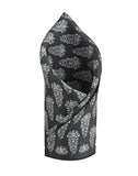 Chokore Black Silk Pocket Square - Indian At Heart line