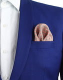 Chokore Grey and Red Silk Pocket Square - Indian At Heart line