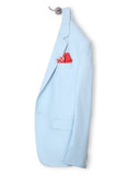 Two-in-One Red & White Silk Pocket Square - Indian At Heart line