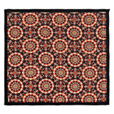 Chokore Men's Silk Pocket Square (Black, Red and Off White)
