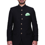 Chokore Light Blue & Yellow Silk Pocket Square - Indian At Heart line
