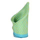 Chokore Light Blue & Yellow Silk Pocket Square - Indian At Heart line