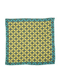 Chokore Sea Green Silk Pocket Square from Indian at Heart collection