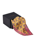 Chokore Orange & Magenta Silk Pocket Square from Indian at Heart collection
