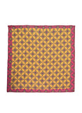 Chokore Orange & Magenta Silk Pocket Square from Indian at Heart collection