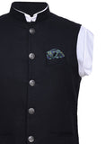 Chokore Sea Green and Blue Silk Pocket Square from Indian at Heart collection
