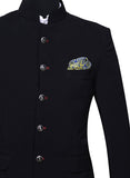Chokore Yellow and Blue Silk Pocket Squares from Indian at Heart collection