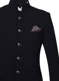 Chokore Black and Rose Pink Silk Pocket Square from Indian at Heart collection