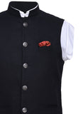 Chokore Red & Orange Silk Pocket Square from Indian at Heart collection