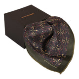 Chokore Black & Red Silk Pocket Square - Indian At Heart line