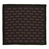 Chokore Black & Red Silk Pocket Square - Indian At Heart line