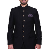 Chokore Light Blue & Red Silk Pocket Square - Indian At Heart line
