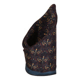 Chokore Light Blue & Red Silk Pocket Square - Indian At Heart line