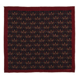 Chokore Red & Yellow Silk Pocket Square - Indian At Heart line