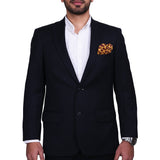 Chokore Yellow & Rust Silk Pocket Square - Indian At Heart line