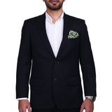 Chokore Blue & Yellow Silk Pocket Square - Indian At Heart line