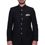 Chokore Blue & Yellow Silk Pocket Square - Indian At Heart line