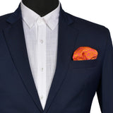 Chokore Rose Pink & Lemon Green Silk Pocket Square - Indian At Heart line