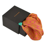 Chokore 2-in-1 Navy & Light Blue Silk Pocket Square from the Solids Line