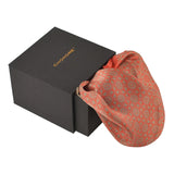 Chokore Red & Golden Silk Pocket Square - Indian At Heart line