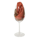 Chokore Red & Golden Silk Pocket Square - Indian At Heart line