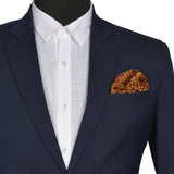 Chokore Burgundy & Lemon Green Silk Pocket Square - Indian At Heart line
