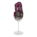 Chokore Magenta & Silver Silk Pocket Square -Indian At Heart line