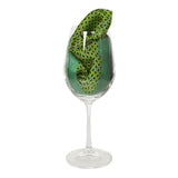 Chokore Green & Black Silk Pocket Square -Indian At Heart line