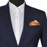 Chokore 2-in-1 Gold & Purple Silk Pocket Square - Indian At Heart line