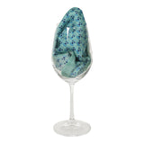 Chokore Light blue Silk Pocket Square - Indian At Heart line